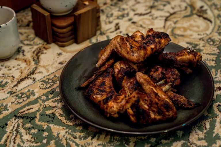 calories in chicken wings grilled - Photo by Frederick Shaw on Unsplash